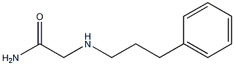 2-[(3-phenylpropyl)amino]acetamide 구조식 이미지