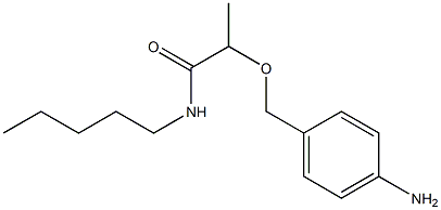 2-[(4-aminophenyl)methoxy]-N-pentylpropanamide 구조식 이미지