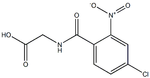 2-[(4-chloro-2-nitrophenyl)formamido]acetic acid 구조식 이미지