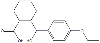 2-[(4-ethoxyphenyl)(hydroxy)methyl]cyclohexane-1-carboxylic acid Structure