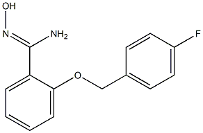 2-[(4-fluorobenzyl)oxy]-N'-hydroxybenzenecarboximidamide 구조식 이미지