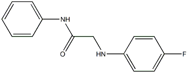 2-[(4-fluorophenyl)amino]-N-phenylacetamide 구조식 이미지