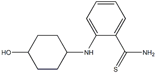 2-[(4-hydroxycyclohexyl)amino]benzene-1-carbothioamide Structure