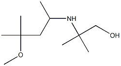 2-[(4-methoxy-4-methylpentan-2-yl)amino]-2-methylpropan-1-ol Structure