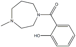 2-[(4-methyl-1,4-diazepan-1-yl)carbonyl]phenol Structure