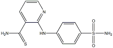 2-[(4-sulfamoylphenyl)amino]pyridine-3-carbothioamide Structure