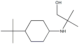 2-[(4-tert-butylcyclohexyl)amino]-2-methylpropan-1-ol 구조식 이미지