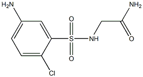 2-[(5-amino-2-chlorobenzene)sulfonamido]acetamide Structure