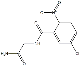 2-[(5-chloro-2-nitrophenyl)formamido]acetamide 구조식 이미지