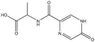 2-[(5-oxo-4,5-dihydropyrazin-2-yl)formamido]propanoic acid 구조식 이미지