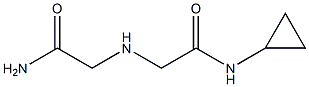 2-[(carbamoylmethyl)amino]-N-cyclopropylacetamide 구조식 이미지