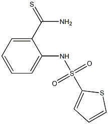 2-[(thien-2-ylsulfonyl)amino]benzenecarbothioamide 구조식 이미지