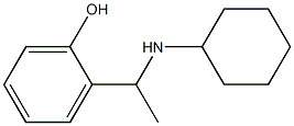 2-[1-(cyclohexylamino)ethyl]phenol Structure