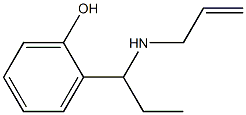 2-[1-(prop-2-en-1-ylamino)propyl]phenol 구조식 이미지
