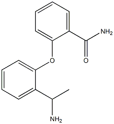 2-[2-(1-aminoethyl)phenoxy]benzamide Structure