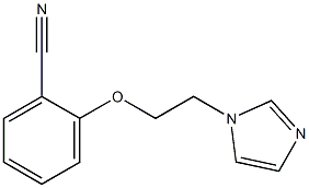 2-[2-(1H-imidazol-1-yl)ethoxy]benzonitrile Structure