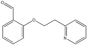 2-[2-(pyridin-2-yl)ethoxy]benzaldehyde Structure