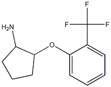 2-[2-(trifluoromethyl)phenoxy]cyclopentanamine 구조식 이미지