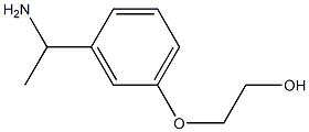 2-[3-(1-aminoethyl)phenoxy]ethan-1-ol Structure