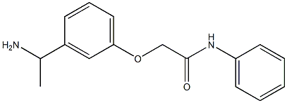 2-[3-(1-aminoethyl)phenoxy]-N-phenylacetamide Structure