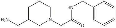 2-[3-(aminomethyl)piperidin-1-yl]-N-benzylacetamide 구조식 이미지