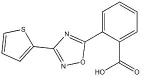 2-[3-(thiophen-2-yl)-1,2,4-oxadiazol-5-yl]benzoic acid Structure