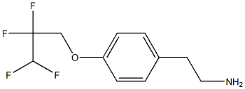 2-[4-(2,2,3,3-tetrafluoropropoxy)phenyl]ethan-1-amine Structure