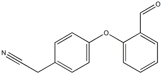 2-[4-(2-formylphenoxy)phenyl]acetonitrile 구조식 이미지