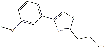 2-[4-(3-methoxyphenyl)-1,3-thiazol-2-yl]ethanamine Structure