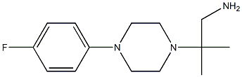 2-[4-(4-fluorophenyl)piperazin-1-yl]-2-methylpropan-1-amine Structure