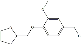 2-[4-(chloromethyl)-2-methoxyphenoxymethyl]oxolane Structure