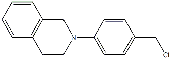 2-[4-(chloromethyl)phenyl]-1,2,3,4-tetrahydroisoquinoline Structure