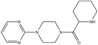 2-[4-(piperidin-2-ylcarbonyl)piperazin-1-yl]pyrimidine 구조식 이미지