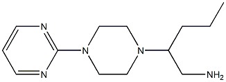 2-[4-(pyrimidin-2-yl)piperazin-1-yl]pentan-1-amine Structure