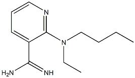 2-[butyl(ethyl)amino]pyridine-3-carboximidamide 구조식 이미지