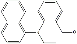 2-[ethyl(naphthalen-1-yl)amino]benzaldehyde 구조식 이미지