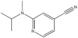 2-[isopropyl(methyl)amino]isonicotinonitrile Structure