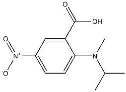 2-[methyl(propan-2-yl)amino]-5-nitrobenzoic acid 구조식 이미지