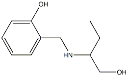 2-{[(1-hydroxybutan-2-yl)amino]methyl}phenol 구조식 이미지