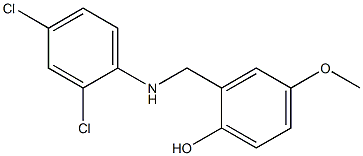 2-{[(2,4-dichlorophenyl)amino]methyl}-4-methoxyphenol Structure