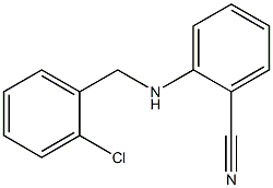 2-{[(2-chlorophenyl)methyl]amino}benzonitrile 구조식 이미지