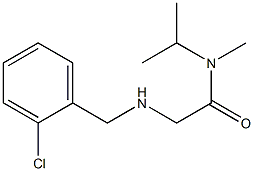 2-{[(2-chlorophenyl)methyl]amino}-N-methyl-N-(propan-2-yl)acetamide Structure