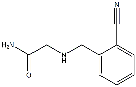 2-{[(2-cyanophenyl)methyl]amino}acetamide Structure