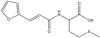 2-{[(2E)-3-(2-furyl)prop-2-enoyl]amino}-4-(methylthio)butanoic acid 구조식 이미지