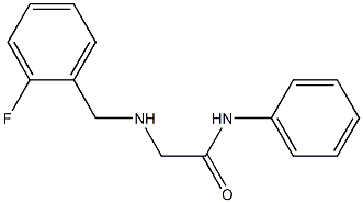 2-{[(2-fluorophenyl)methyl]amino}-N-phenylacetamide Structure