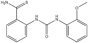 2-{[(2-methoxyphenyl)carbamoyl]amino}benzene-1-carbothioamide Structure