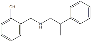 2-{[(2-phenylpropyl)amino]methyl}phenol Structure