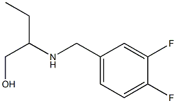 2-{[(3,4-difluorophenyl)methyl]amino}butan-1-ol Structure