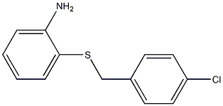 2-{[(4-chlorophenyl)methyl]sulfanyl}aniline Structure