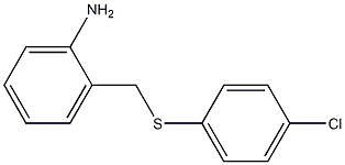 2-{[(4-chlorophenyl)sulfanyl]methyl}aniline 구조식 이미지